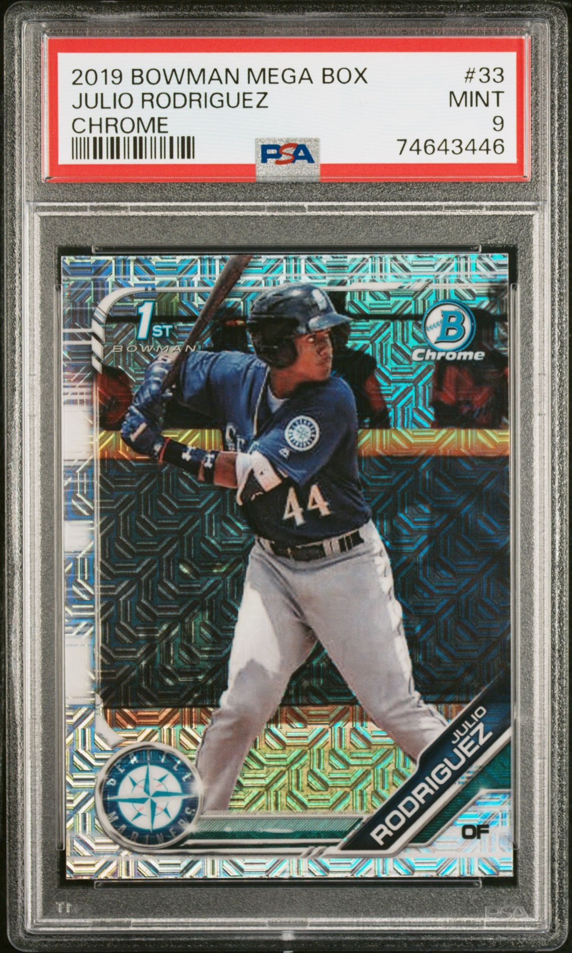 2019 Bowman BOWMAN MEGA BOX CHROME #33 Julio Rodriguez front