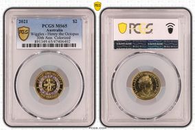 2021 $2 Wiggles - Henry the Octopus 30th Ann. Colorized MS65