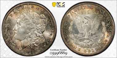 1886-S $1 VAM 2, S/S MS64