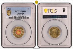 2022 $2 Honey Bee Colorized MS63