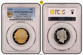 2013 20C Platypus - Partial Gilt PR69DCAM