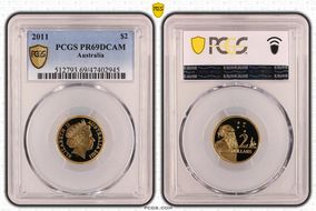 2011 $2 PR69DCAM