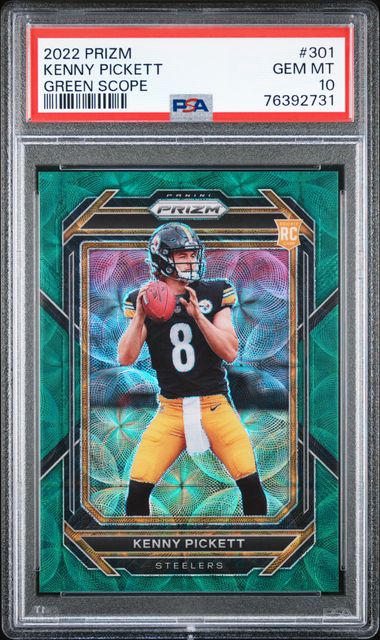 Sold at Auction: 2022 Panini Mosaic Kenny Pickett Nfl Debut, 2021