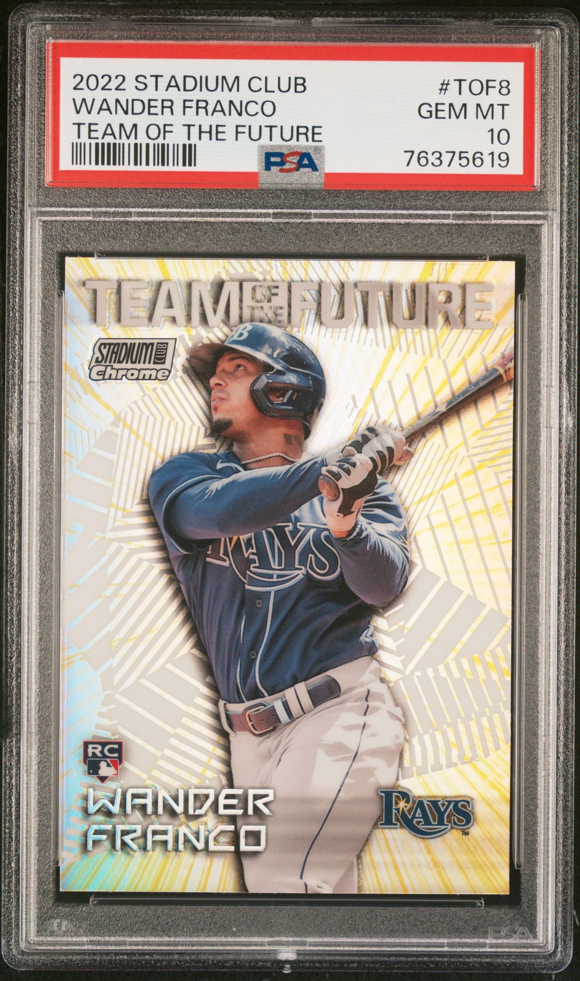 2022 Topps TOPPS STADIUM CLUB TEAM OF THE FUTURE #TOF8 Wander Franco front