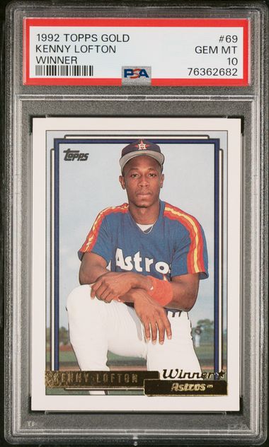 Sold at Auction: Kenny Lofton rookie baseball card