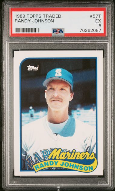 randy johnson 1989 fleer 381 Values - MAVIN