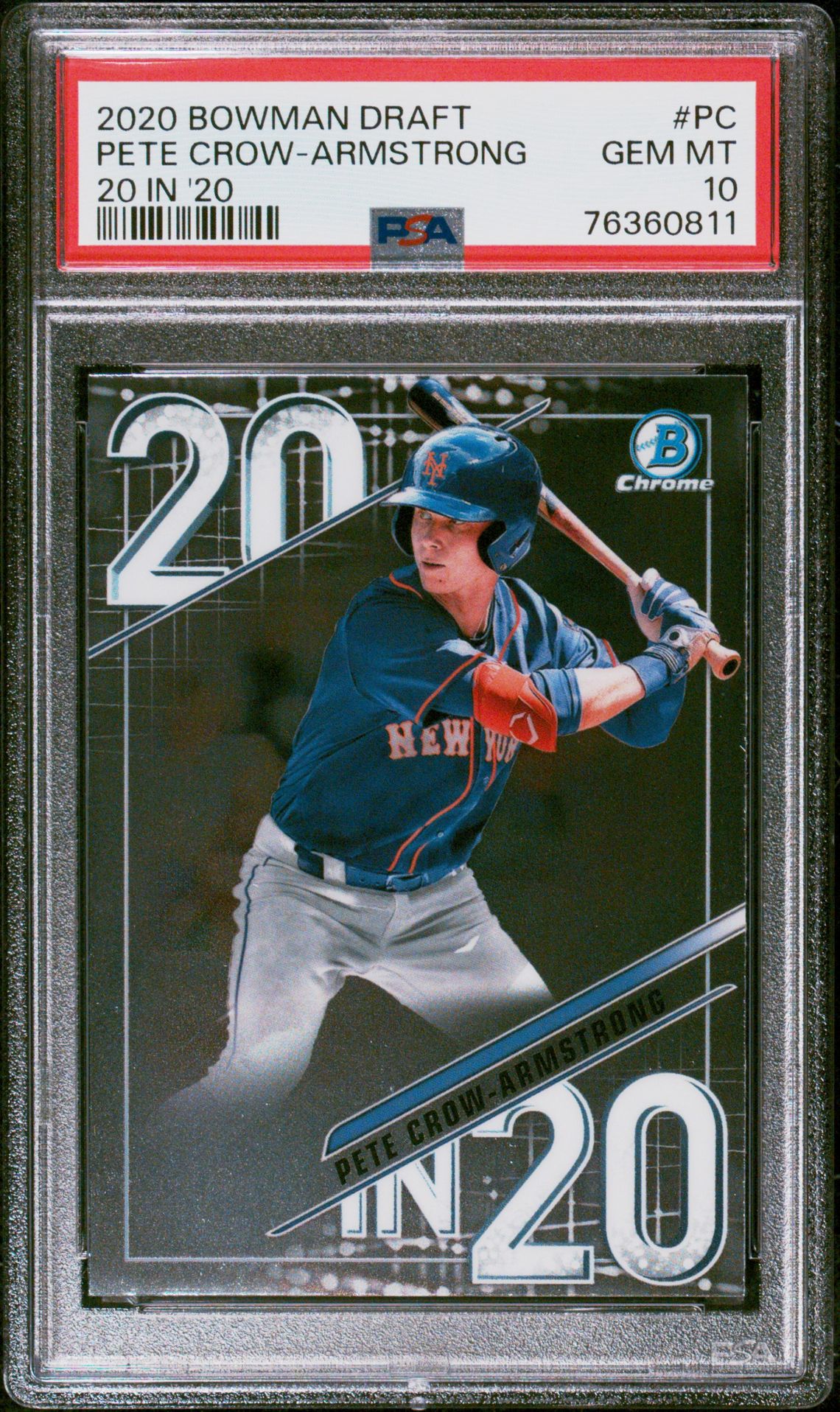 2020 Bowman Draft BOWMAN DRAFT 20 IN '20 #PC Pete Crow-Armstrong front