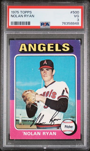 1976 Topps Baseball Card #330 Nolan Ryan