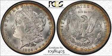 1884-O/O $1 VAM 10 MS66