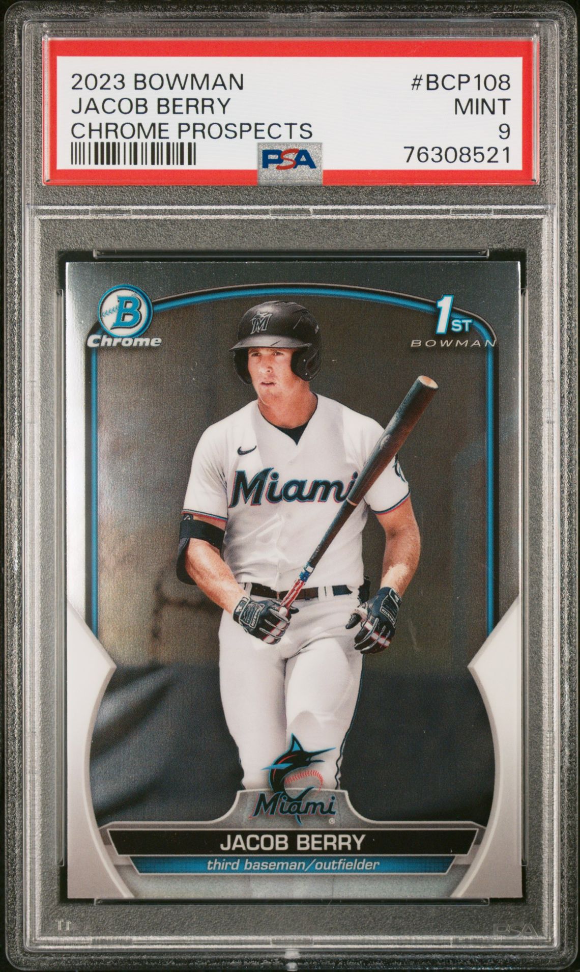 2023 Bowman Bowman Chrome #BCP-108 Jacob Berry front