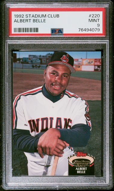 1994 Pinnacle Power Surge #PS11 Albert Belle – PSA MINT 9 on Goldin Auctions