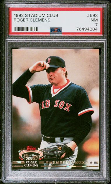 Roger Clemens 1985 Topps Card #181 (PSA NM-MT 8)