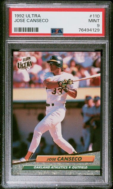 Lot - (Mint) 1986 Donruss The Rookies Jose Canseco Rookie #22