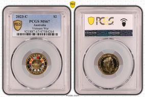 2023-C $2 Vietnam War Colorized MS67