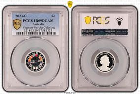 2023-C $2 Vietnam War Colorized  Ag PR69DCAM