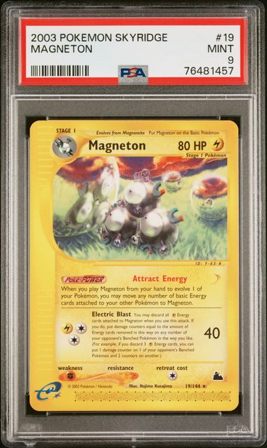 BGS 9 Mint Raikou Holo 2003 Pokemon Skyridge #H26