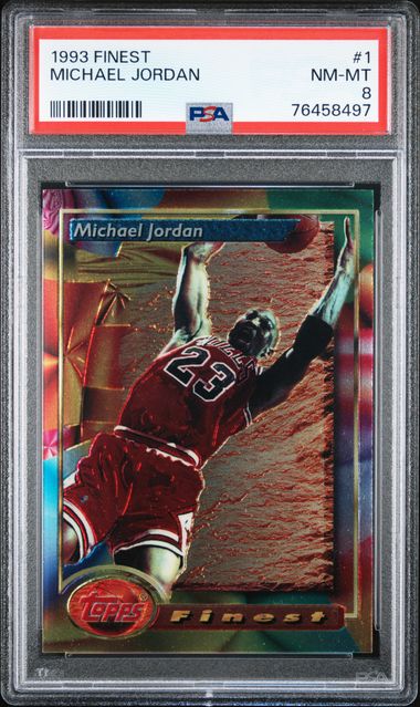 Michael Jordan 1993-94 Topps Finest Lot & Michael Jordan 1994-95