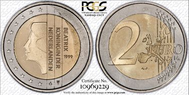 1999 € 2 MS64