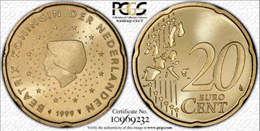 1999 € 0.20 MS67