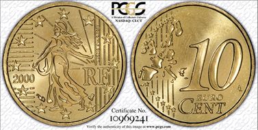 2000 € 0.10 MS65