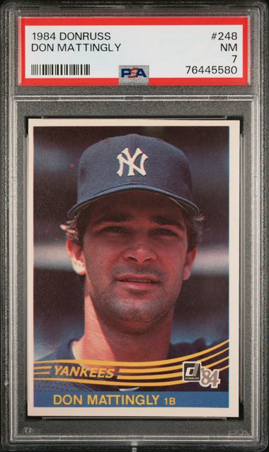 1984 Donruss Don Mattingly #248 Nm 7 front