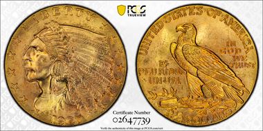 1927 $2.50 MS66+ 