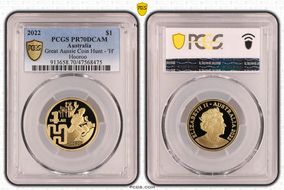 2022 $1 Great Aussie Coin Hunt - 'H' Hooroo PR70DCAM