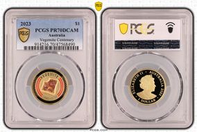 2023 $1 Vegemite Centenary Colorized PR70DCAM