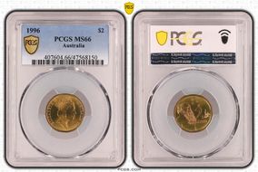 1996 $2 MS66