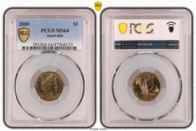 2000 $2 MS64