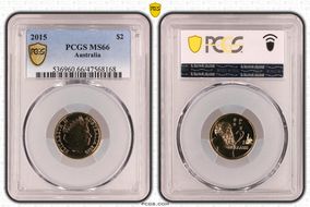 2015 $2 MS66