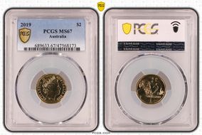 2019 $2 MS67