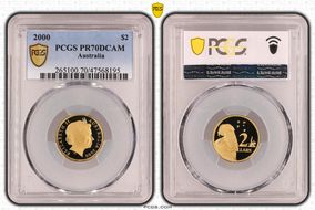 2000 $2 PR70DCAM