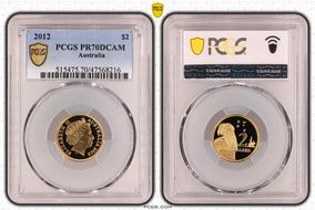 2012 $2 PR70DCAM