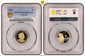 2023 $2 PR70DCAM