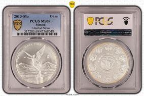 2013-Mo Onza Libertad Ag MS69