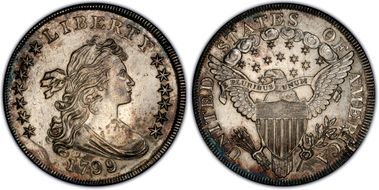 1799/8 $1 BB-142 AU55