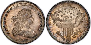 1799 $1 BB-159, Stars 8x5 AU55
