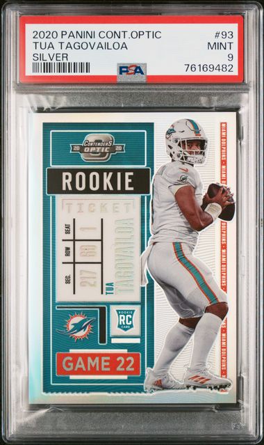 : 2020 Panini Optic Tua Tagovailoa Rookie Silver Holo