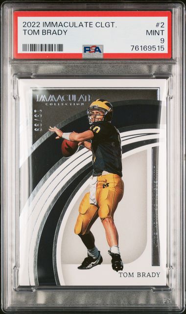 2022 Panini Select Draft Picks Silver Prizm #130 Tom Brady – PSA MINT 9 on  Goldin Auctions