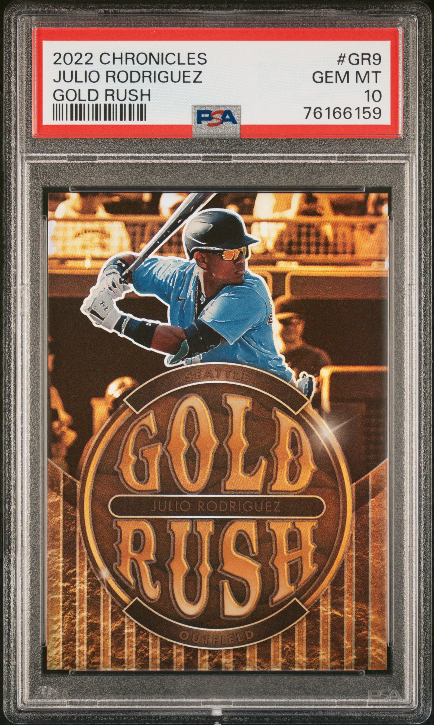 Julio Rodriguez 2022 Panini Chronicles Gold Rush