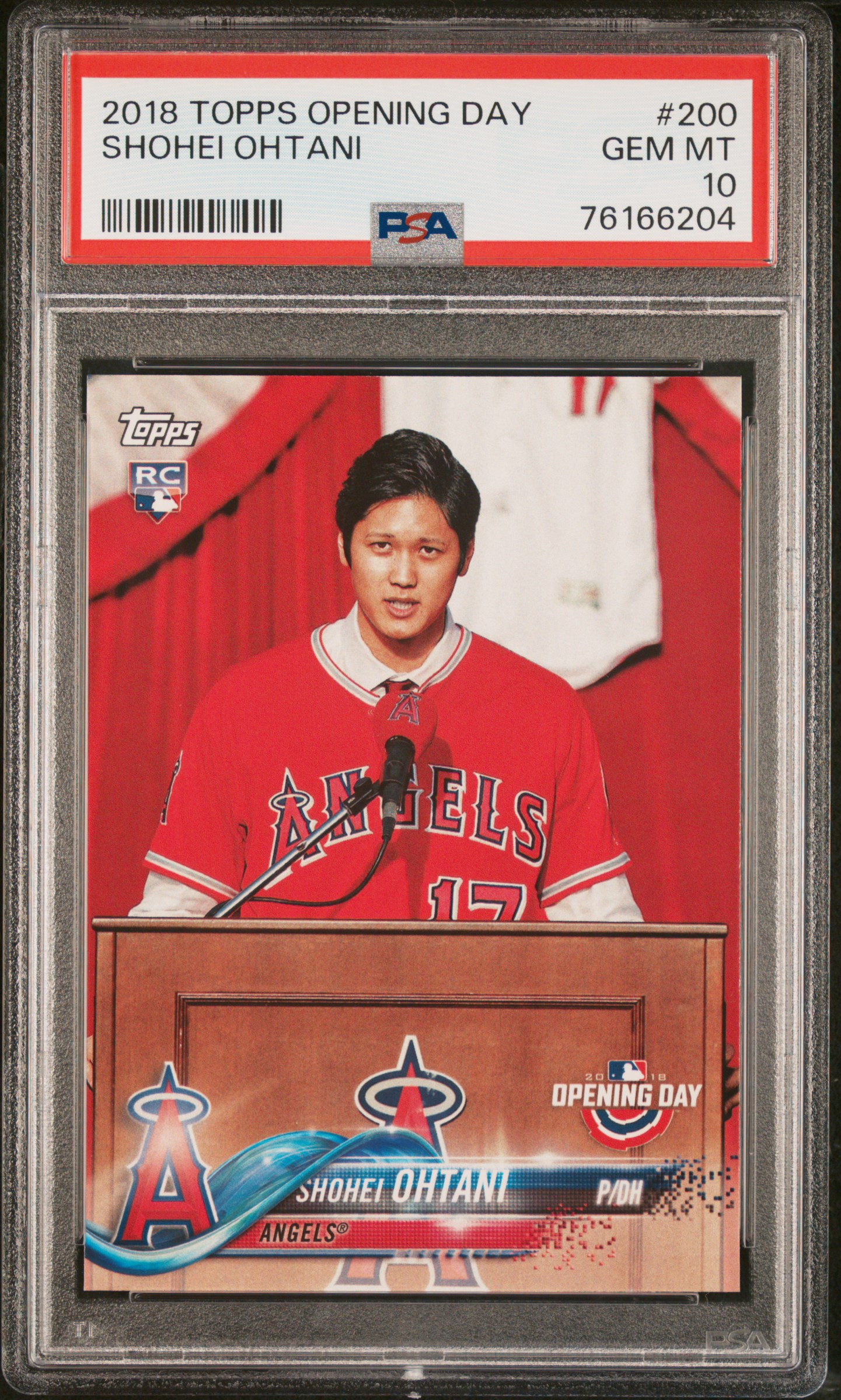 Shohei Ohtani 2018 Topps Opening Day