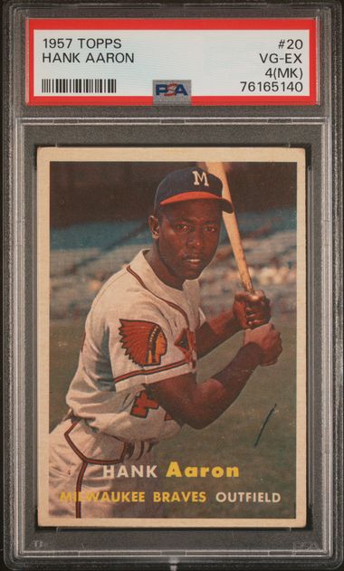 Topps Hank Aaron+Henry front