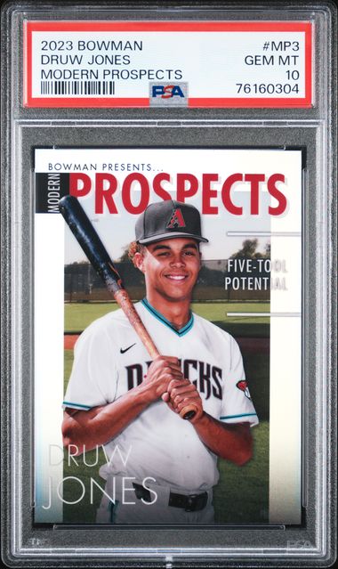 Sold at Auction: 2023 Bowman Modern Prospects Druw Jones RC