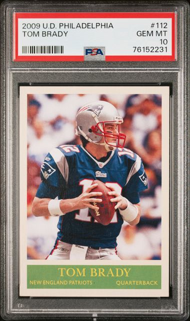 Tom Brady 2009 Philadelphia Football Card #112  