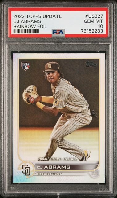 2022 Topps Update CJ Abrams RC San Diego Padres #US34