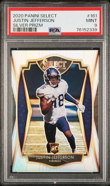 2022 Panini Select Draft Picks - Silver Prizm #49 Justin Jefferson