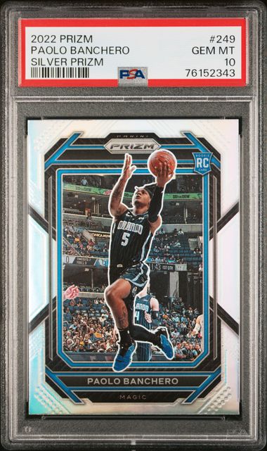 2022-23 Panini Prizm Silver Prizm #249 Paolo Banchero Rookie Card