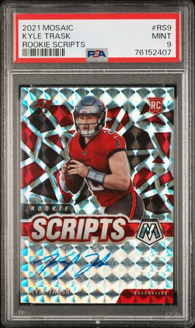 2021 Panini Mosaic Rookie Scripts RS 9 Kyle Trask Signed Rookie