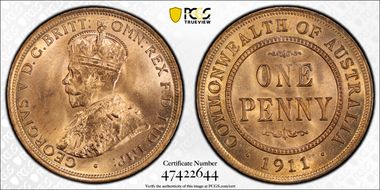 1911 (L) 1D KM-23 MS65RD